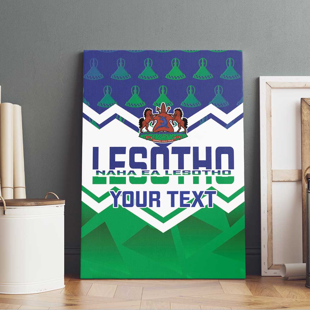Personalised Lesotho Independence Day Canvas Wall Art Naha ea Lesotho Proud - Wonder Print Shop