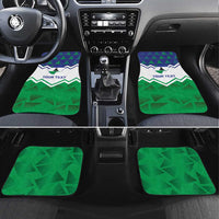 Personalised Lesotho Independence Day Car Mats Naha ea Lesotho Proud - Wonder Print Shop