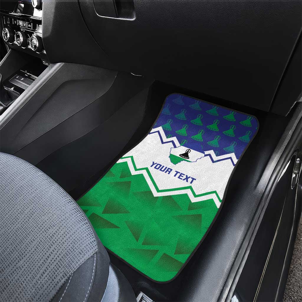 Personalised Lesotho Independence Day Car Mats Naha ea Lesotho Proud - Wonder Print Shop