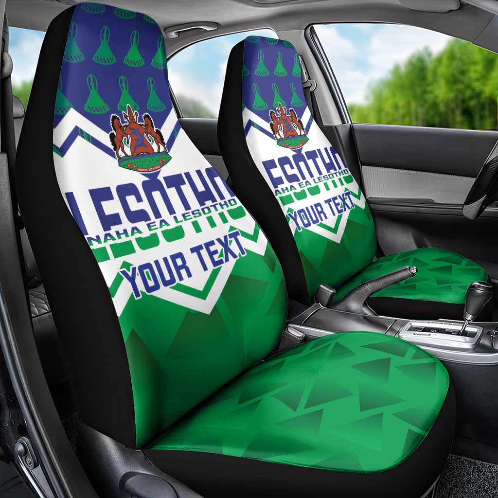 Personalised Lesotho Independence Day Car Seat Cover Naha ea Lesotho Proud - Wonder Print Shop