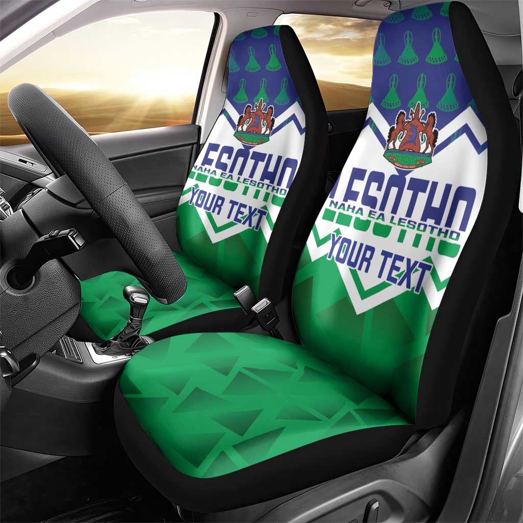 Personalised Lesotho Independence Day Car Seat Cover Naha ea Lesotho Proud - Wonder Print Shop