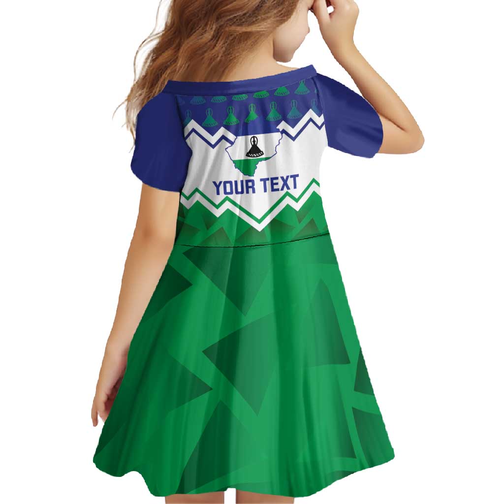 Personalised Lesotho Independence Day Family Matching Long Sleeve Bodycon Dress and Hawaiian Shirt Naha ea Lesotho Proud - Wonder Print Shop