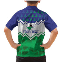 Personalised Lesotho Independence Day Family Matching Mermaid Dress and Hawaiian Shirt Naha ea Lesotho Proud - Wonder Print Shop