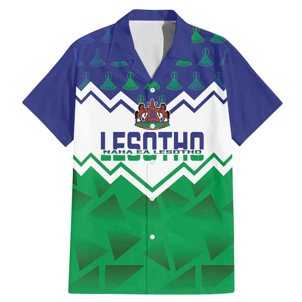 Personalised Lesotho Independence Day Family Matching Mermaid Dress and Hawaiian Shirt Naha ea Lesotho Proud - Wonder Print Shop