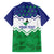 Personalised Lesotho Independence Day Family Matching Off The Shoulder Long Sleeve Dress and Hawaiian Shirt Naha ea Lesotho Proud - Wonder Print Shop