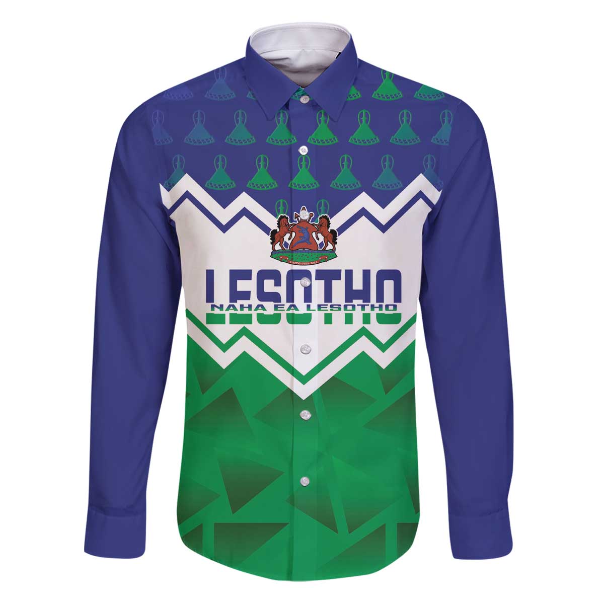 Personalised Lesotho Independence Day Family Matching Puletasi and Hawaiian Shirt Naha ea Lesotho Proud - Wonder Print Shop