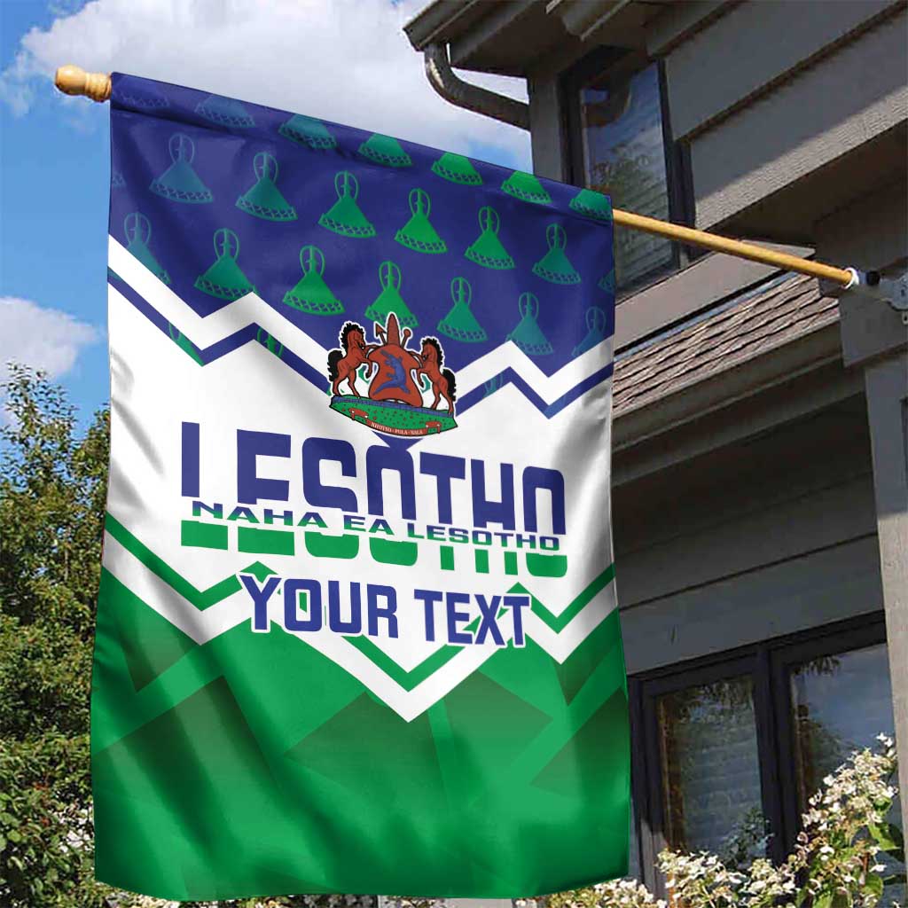 Personalised Lesotho Independence Day Garden Flag Naha ea Lesotho Proud - Wonder Print Shop