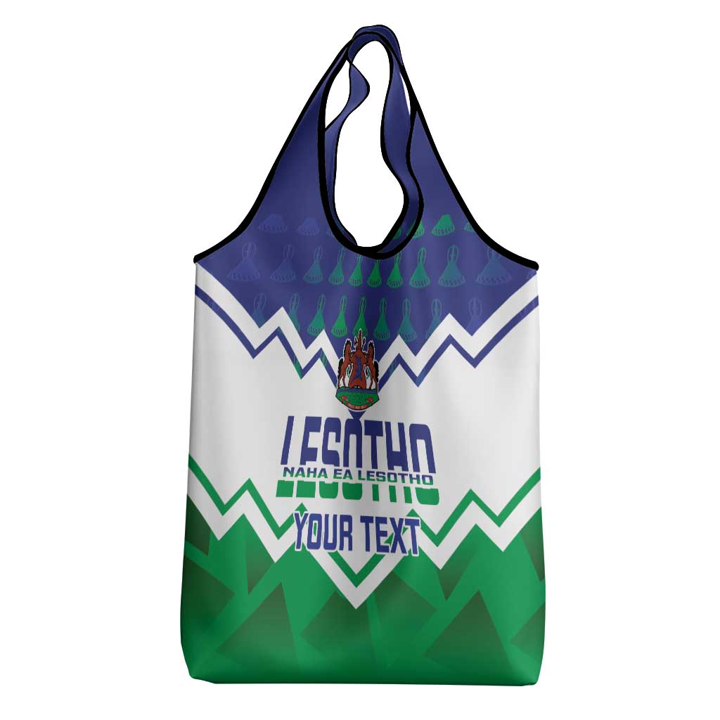 Personalised Lesotho Independence Day Grocery Bag Naha ea Lesotho Proud