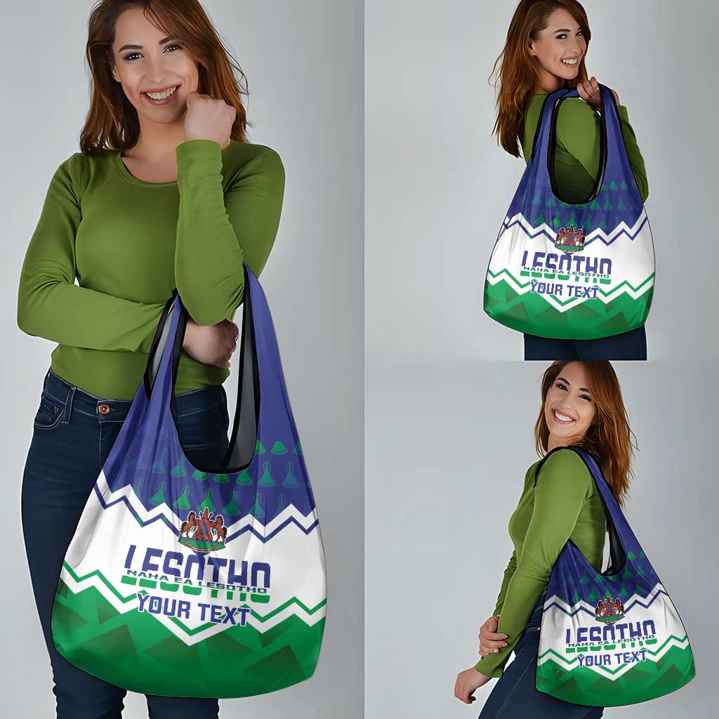 Personalised Lesotho Independence Day Grocery Bag Naha ea Lesotho Proud