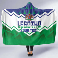 Personalised Lesotho Independence Day Hooded Blanket Naha ea Lesotho Proud