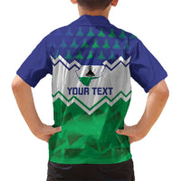 Personalised Lesotho Independence Day Kid Hawaiian Shirt Naha ea Lesotho Proud - Wonder Print Shop