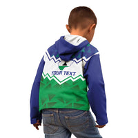 Personalised Lesotho Independence Day Kid Hoodie Naha ea Lesotho Proud - Wonder Print Shop