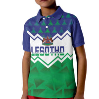 Personalised Lesotho Independence Day Kid Polo Shirt Naha ea Lesotho Proud - Wonder Print Shop