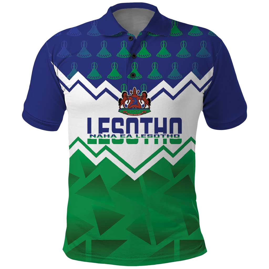 Personalised Lesotho Independence Day Polo Shirt Naha ea Lesotho Proud - Wonder Print Shop
