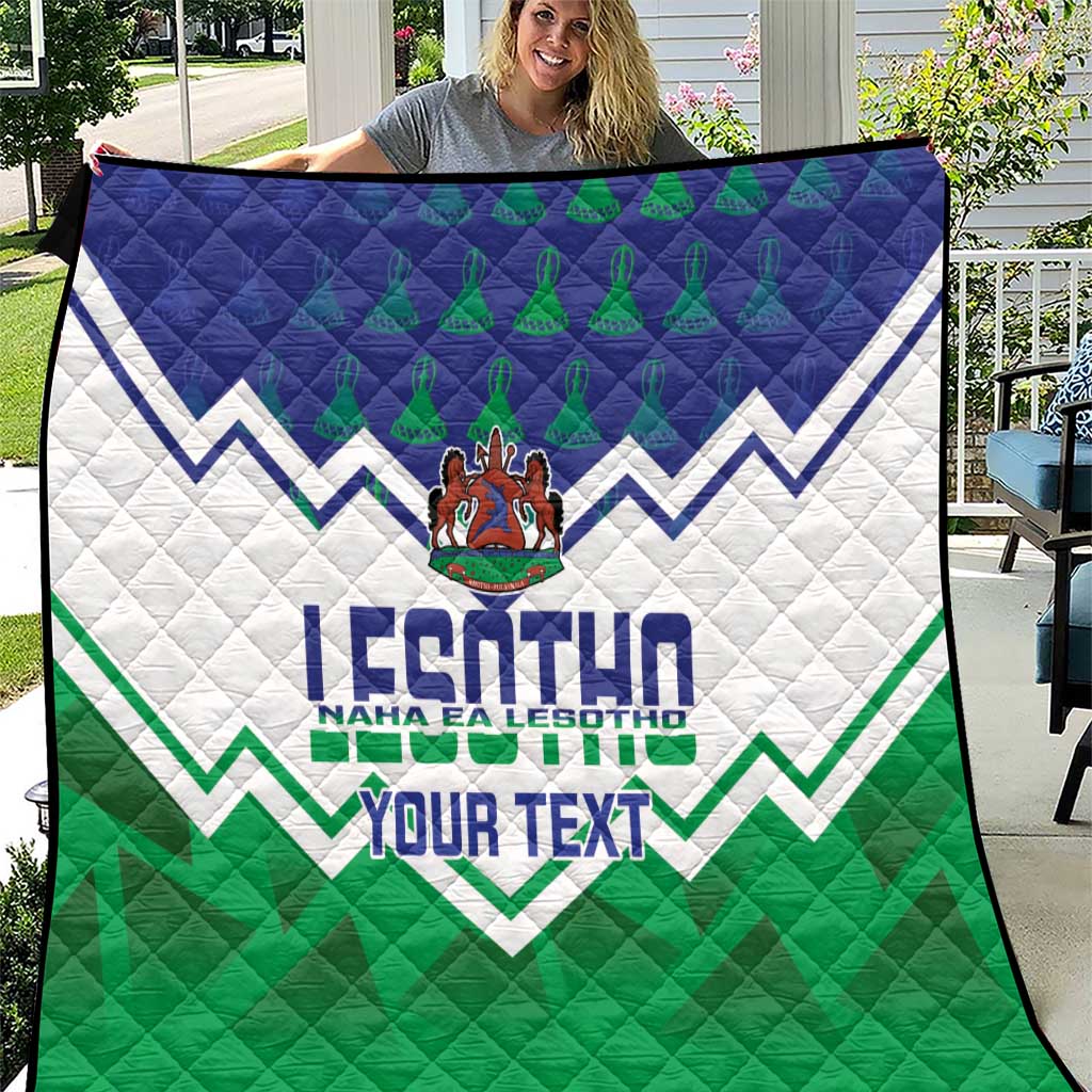 Personalised Lesotho Independence Day Quilt Naha ea Lesotho Proud - Wonder Print Shop