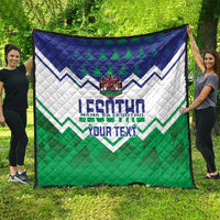 Personalised Lesotho Independence Day Quilt Naha ea Lesotho Proud - Wonder Print Shop