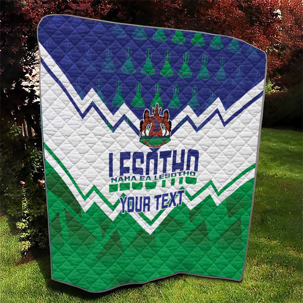 Personalised Lesotho Independence Day Quilt Naha ea Lesotho Proud - Wonder Print Shop