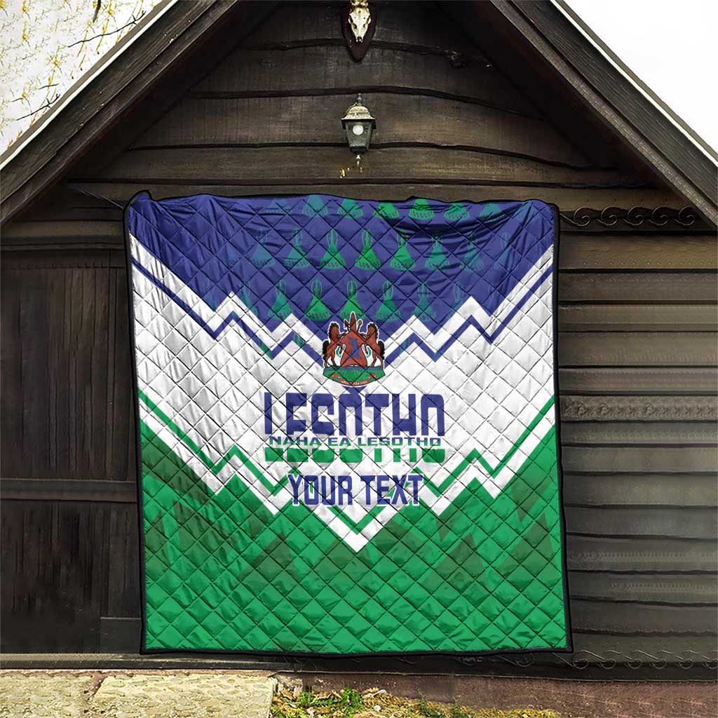 Personalised Lesotho Independence Day Quilt Naha ea Lesotho Proud - Wonder Print Shop