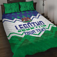 Personalised Lesotho Independence Day Quilt Bed Set Naha ea Lesotho Proud - Wonder Print Shop
