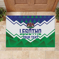 Personalised Lesotho Independence Day Rubber Doormat Naha ea Lesotho Proud - Wonder Print Shop