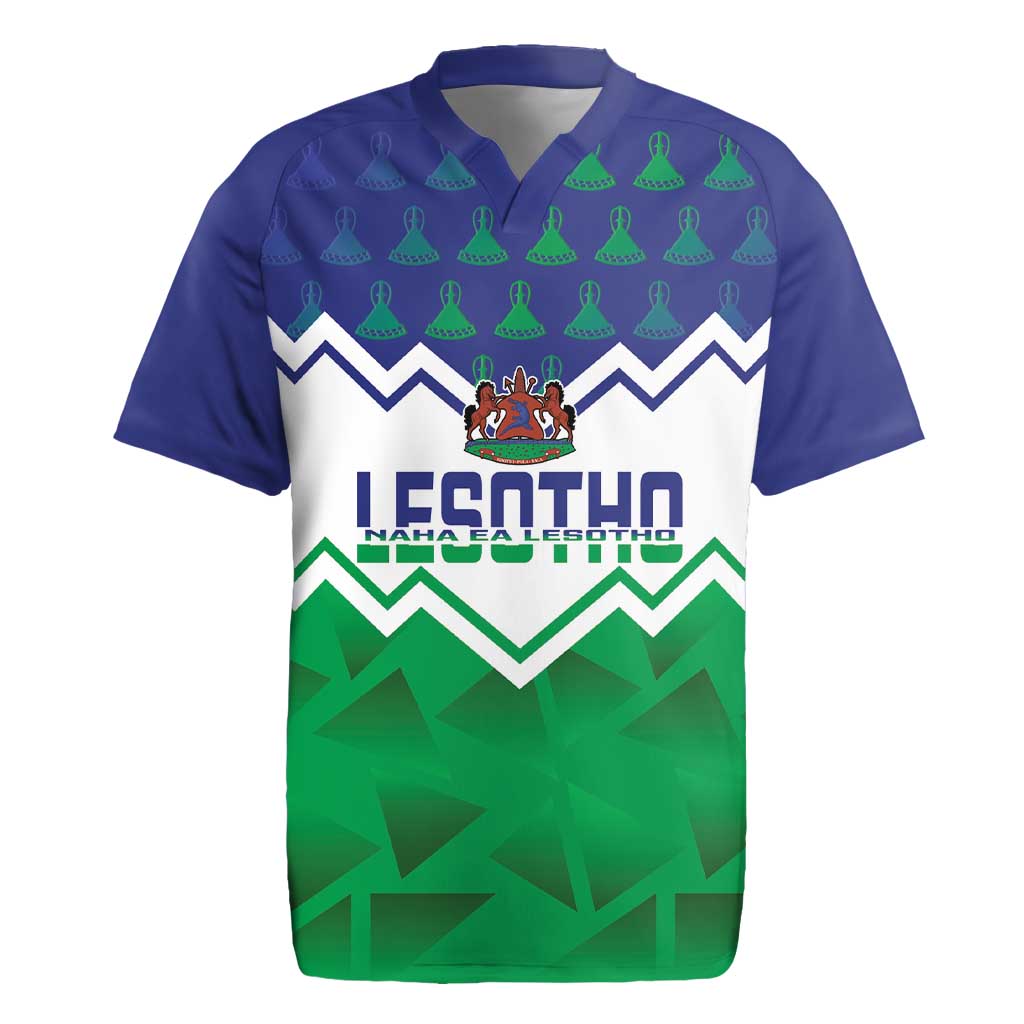 Personalised Lesotho Independence Day Rugby Jersey Naha ea Lesotho Proud - Wonder Print Shop