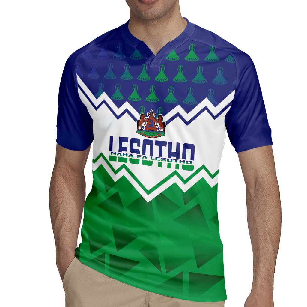 Personalised Lesotho Independence Day Rugby Jersey Naha ea Lesotho Proud - Wonder Print Shop