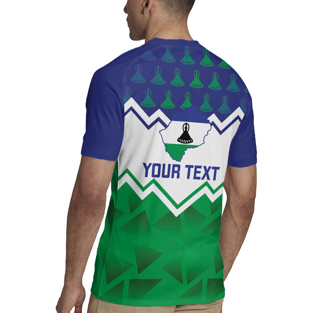 Personalised Lesotho Independence Day Rugby Jersey Naha ea Lesotho Proud - Wonder Print Shop