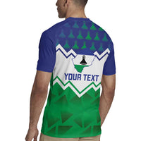 Personalised Lesotho Independence Day Rugby Jersey Naha ea Lesotho Proud - Wonder Print Shop
