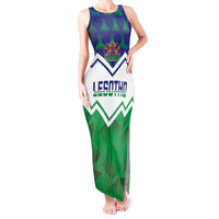 Personalised Lesotho Independence Day Tank Maxi Dress Naha ea Lesotho Proud - Wonder Print Shop