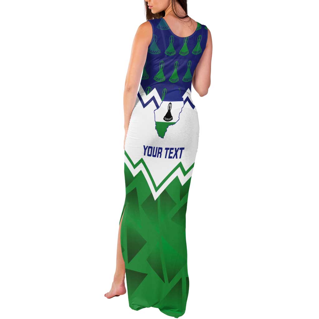 Personalised Lesotho Independence Day Tank Maxi Dress Naha ea Lesotho Proud - Wonder Print Shop