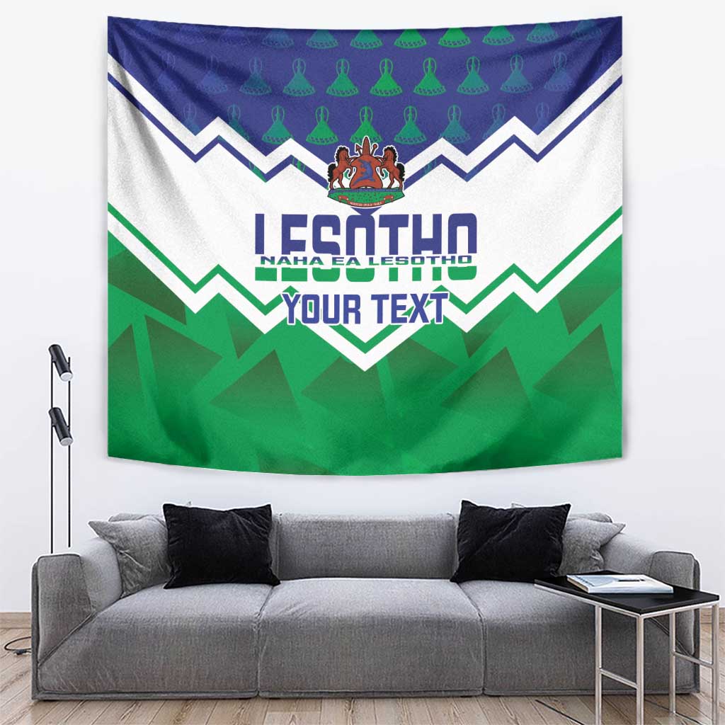 Personalised Lesotho Independence Day Tapestry Naha ea Lesotho Proud - Wonder Print Shop