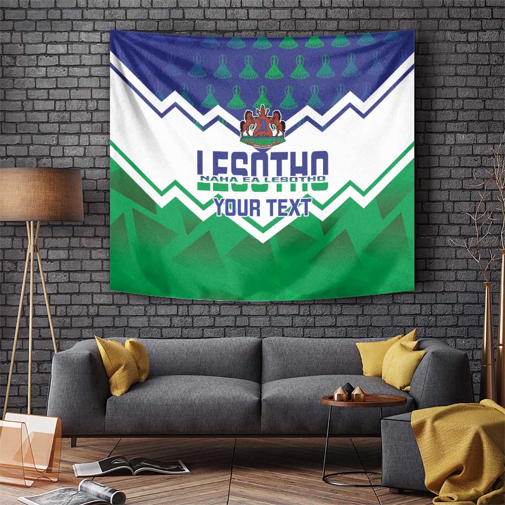 Personalised Lesotho Independence Day Tapestry Naha ea Lesotho Proud - Wonder Print Shop