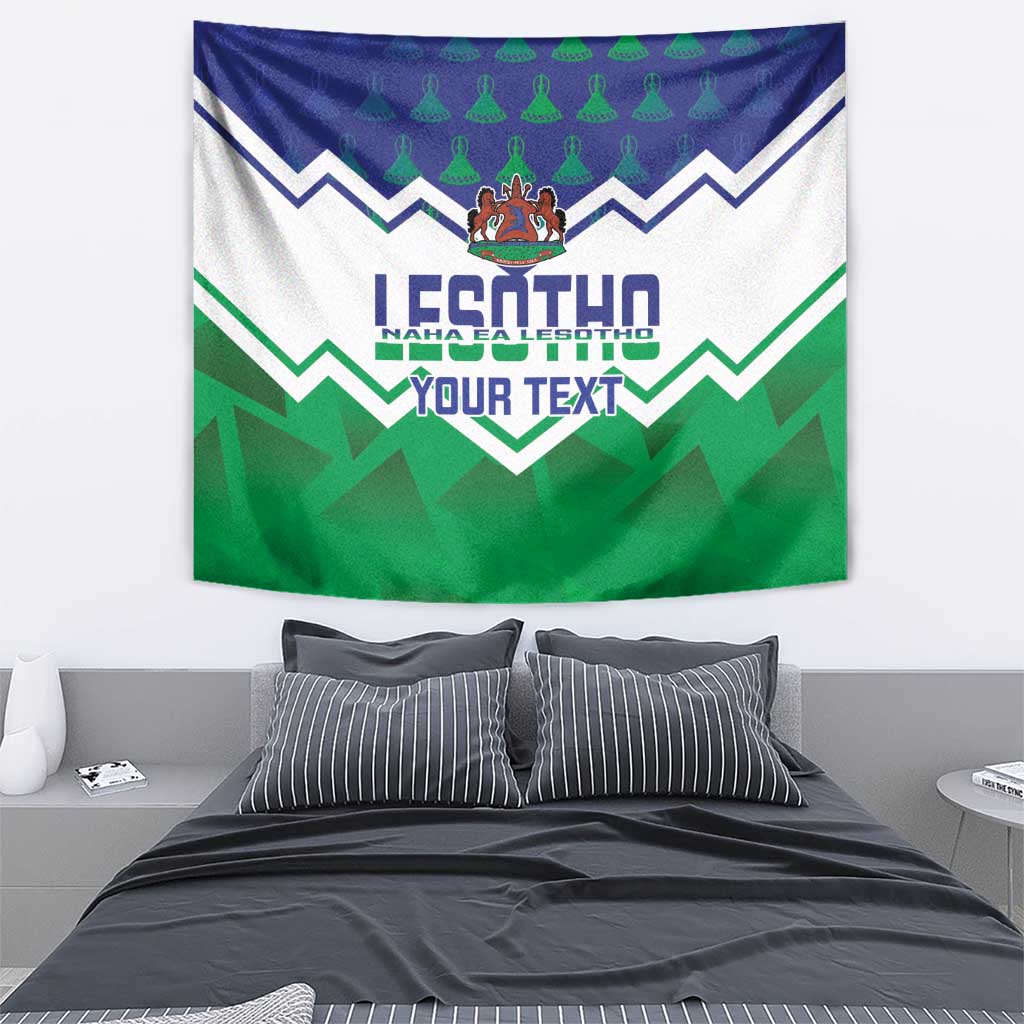 Personalised Lesotho Independence Day Tapestry Naha ea Lesotho Proud - Wonder Print Shop