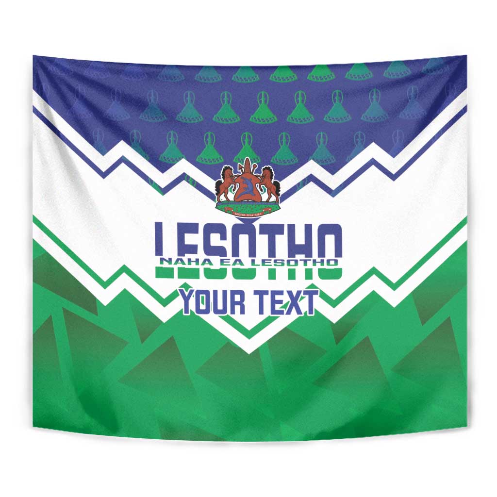 Personalised Lesotho Independence Day Tapestry Naha ea Lesotho Proud - Wonder Print Shop