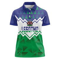 Personalised Lesotho Independence Day Women Polo Shirt Naha ea Lesotho Proud - Wonder Print Shop