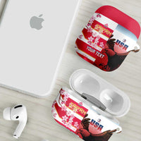 USA and Japan Rugby Custom AirPods Case Eagles Brave Blossoms Together Pacific - Wonder Print Shop