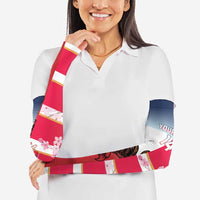 USA and Japan Rugby Custom Arm Sleeves Eagles Brave Blossoms Together Pacific - Wonder Print Shop