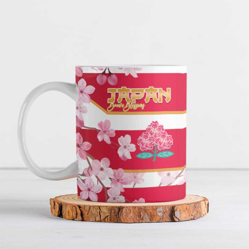 USA and Japan Rugby Ceramic Mug Eagles Brave Blossoms Together Pacific - Wonder Print Shop