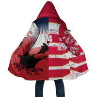 USA and Japan Rugby Custom Cloak Eagles Brave Blossoms Together Pacific - Wonder Print Shop