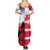 USA and Japan Rugby Custom Family Matching Summer Maxi Dress and Hawaiian Shirt Eagles Brave Blossoms Together Pacific - Wonder Print Shop