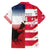 USA and Japan Rugby Custom Family Matching Tank Maxi Dress and Hawaiian Shirt Eagles Brave Blossoms Together Pacific - Wonder Print Shop