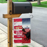 USA and Japan Rugby Custom Garden Flag Eagles Brave Blossoms Together Pacific - Wonder Print Shop