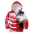 USA and Japan Rugby Custom Kid Hoodie Eagles Brave Blossoms Together Pacific - Wonder Print Shop