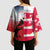 USA and Japan Rugby Custom Kimono Sleeve Blouse Eagles Brave Blossoms Together Pacific - Wonder Print Shop