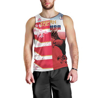 USA and Japan Rugby Custom Men Tank Top Eagles Brave Blossoms Together Pacific - Wonder Print Shop