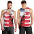 USA and Japan Rugby Custom Men Tank Top Eagles Brave Blossoms Together Pacific - Wonder Print Shop