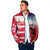 USA and Japan Rugby Custom Padded Jacket Eagles Brave Blossoms Together Pacific - Wonder Print Shop