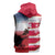 USA and Japan Rugby Custom Sleeveless Zip Hoodie Eagles Brave Blossoms Together Pacific - Wonder Print Shop