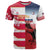 USA and Japan Rugby Custom T Shirt Eagles Brave Blossoms Together Pacific - Wonder Print Shop
