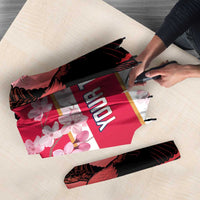 USA and Japan Rugby Custom Umbrella Eagles Brave Blossoms Together Pacific - Wonder Print Shop